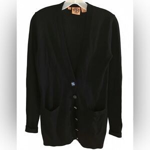 Tory Burch Black Cardigan Sweater